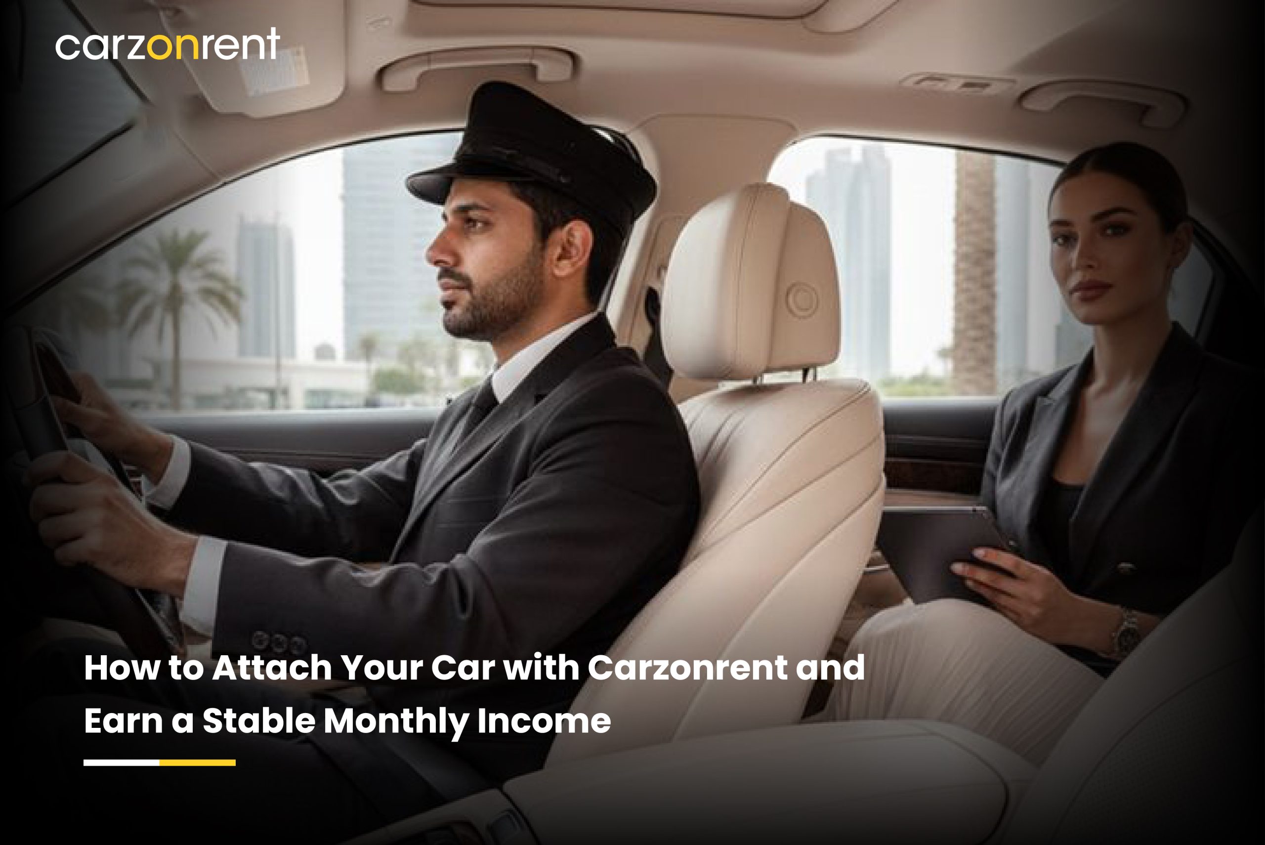 How to Attach Your Car with Carzonrent and Earn a Stable Monthly Income